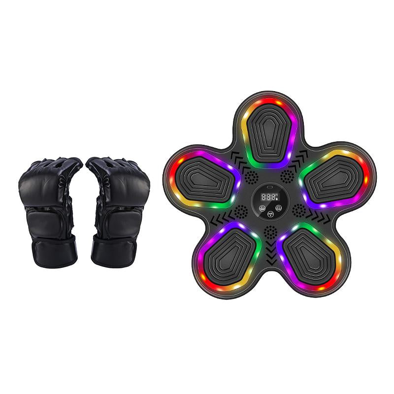 Music Boxing Machine with Adults & Kids Smart Punching Trainer with LED – Wall Mount for Home Gym Boxing Target