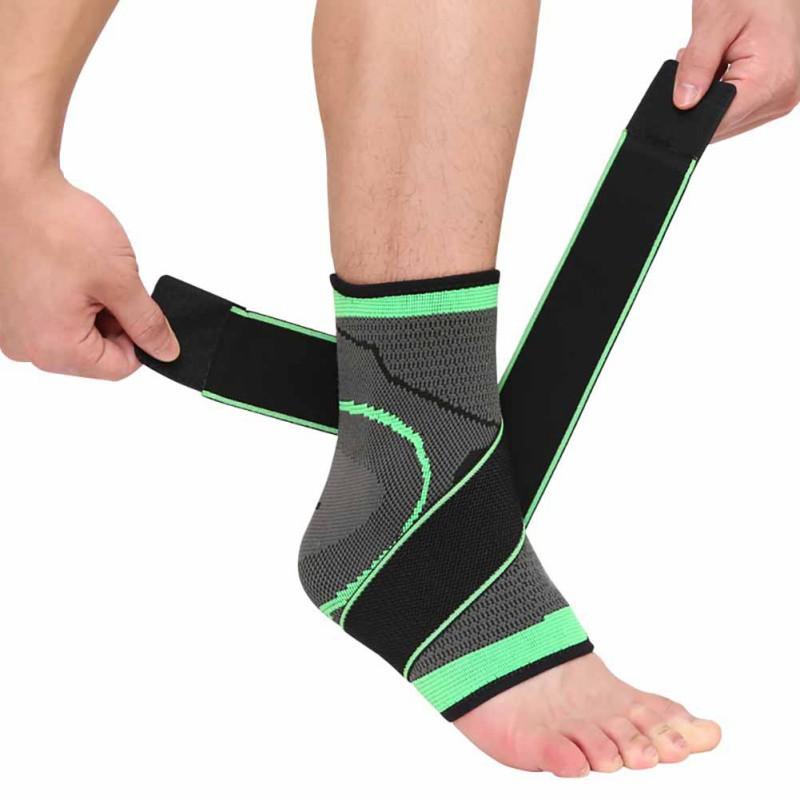 Ankle Support Brace, Adjustable to Wrap around the Ankle, Suitable for Football, Basketball, Volleyball, Running